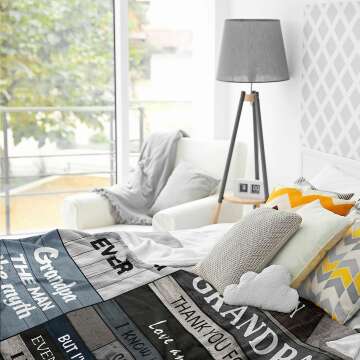 Cozy Blanket for Grandpa - Perfect Gift Idea