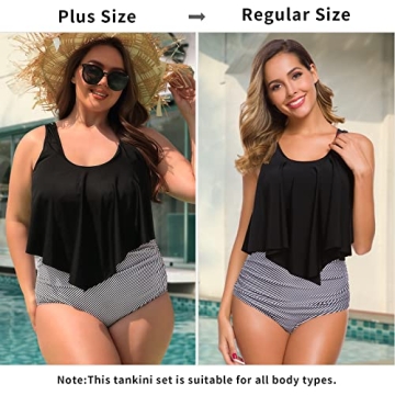 Stylish Plus Size High Waisted Swimwear for Women