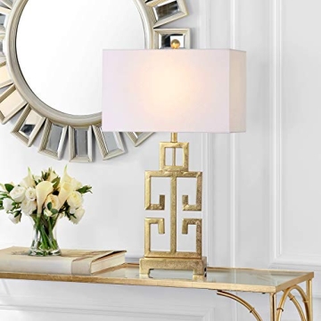 Elegant Antique Gold Lamp Set by Safavieh for Any Room