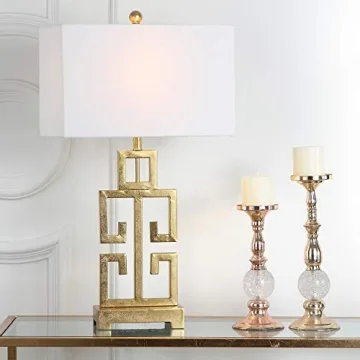 Elegant Antique Gold Lamp Set by Safavieh for Any Room