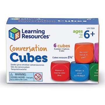Learning Resources Conversation Cubes for All Ages