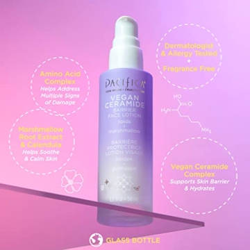 Hydrating Vegan Ceramide Face Lotion for Sensitive Skin