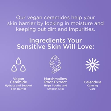 Hydrating Vegan Ceramide Face Lotion for Sensitive Skin