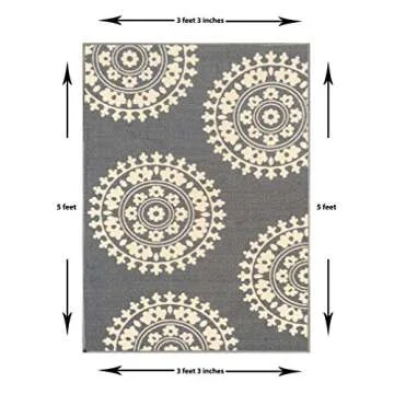 Stylish Qute Home Non-Slip Area Rug for Every Space