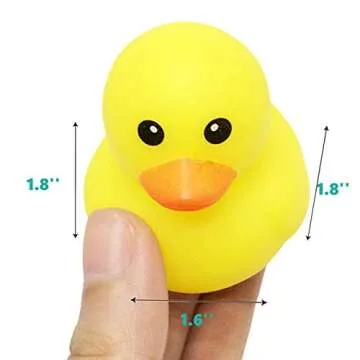 AHUA 20 pcs Rubber Ducks for Toddlers and Bath Fun