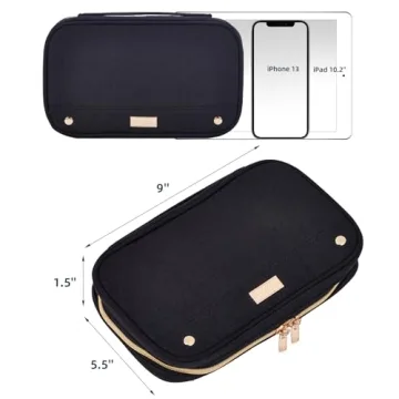NISHEL Compact Travel Jewelry Organizer for All Occasions