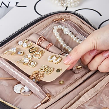 NISHEL Compact Travel Jewelry Organizer for All Occasions