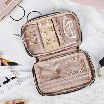 NISHEL Compact Travel Jewelry Organizer for All Occasions