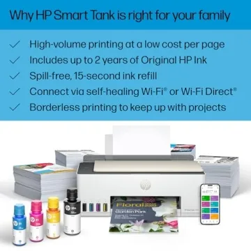 HP Smart-Tank 5000 All-in-One Printer with 2 Years Ink