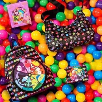 Loungefly Pixar Inside Out Zip Wallet - Stylish & Eco-Friendly