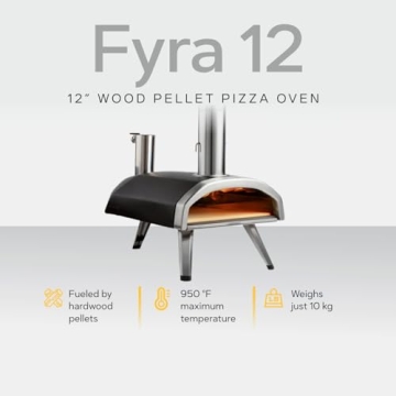 Ooni Fyra 12 Wood Pellet Pizza Oven Portable Outdoor Grill