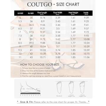 Coutgo Womens Strappy Low Kitten Heels Sandals Open Square Toe Flip Flop Summer Dress Party Shoes,Nude,size 8.5