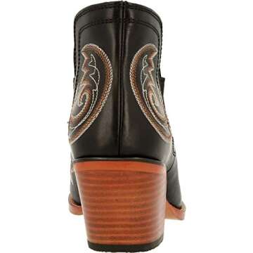 Durango Women's Crush Fashion Boot, Raven Black, 9