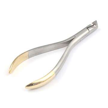 G.S MINI HEAD TC DISTAL END CUTTER PLIERS SAFETY HOLD & CUT HARD AND SOFT WIRE ORTHODONTIC
