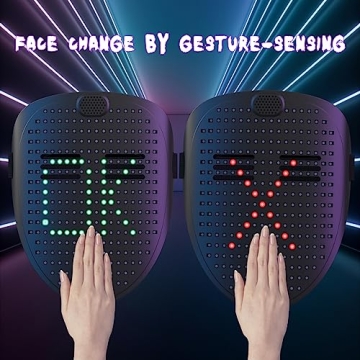LED Mask with Sound Effects for Adults and Kids