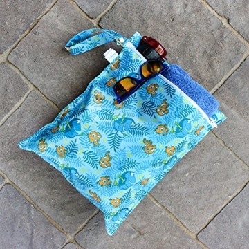 Bumkins Disney Waterproof Wet Bag for Travel and Diapers