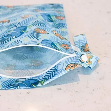 Bumkins Disney Waterproof Wet Bag for Travel and Diapers