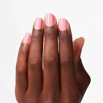 OPI Nail Lacquer Suzi Nails New Orleans | Opaque Soft Pink Crème Chip Resistant Nail Polish | Vegan, Fast Drying, Streak Free