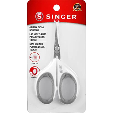 Singer Grey Scissor Craft 4" - Precision Craft Scissors for All Your Creative Projects