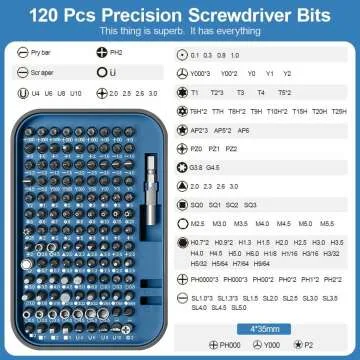 130-in-1 Precision Screwdriver Set for Electronics