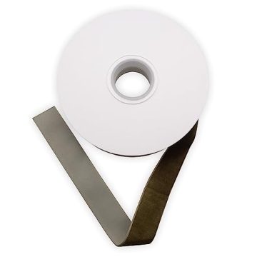 Dk Khaki Velvet Ribbon 10 Yards for Crafts and Decor