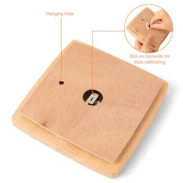 Etsutomy 2in1 Sauna Thermometer Hygrometer for Home Spa