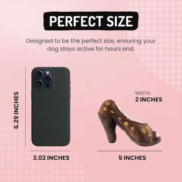 Fashionable Squeaky Plush Dog Toys - Runway Pup Collection