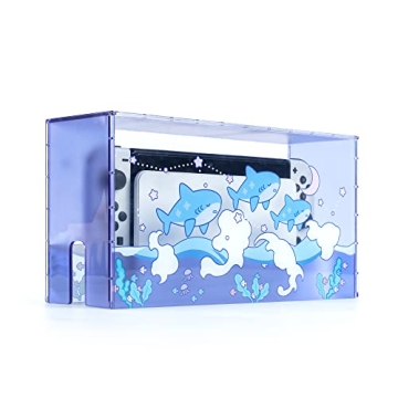 GeekShare Cute Shark Acrylic Dust Cover for Switch Dock
