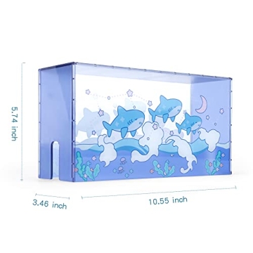 GeekShare Cute Shark Acrylic Dust Cover for Switch Dock