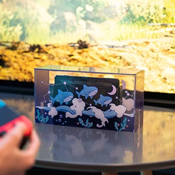GeekShare Cute Shark Acrylic Dust Cover for Switch Dock