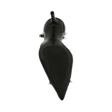 Steve Madden Women's Lupton Pump, Black Leather, 7