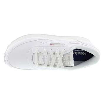 Reebok Womens Classic Renaissance Sneaker, White/Steel, 7.5 US