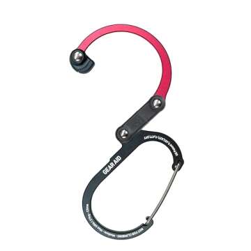 HEROCLIP 3-in-1 Carabiner Gear Clip and Hook - Ultra-Durable and Versatile