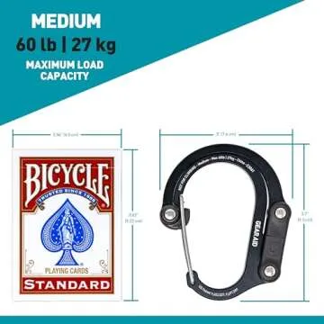 GEAR AID HEROCLIP 3-in-1 Carabiner for All Your Needs