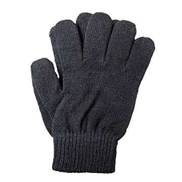 A&R Sports Black Knit Gloves, One Size Fits All