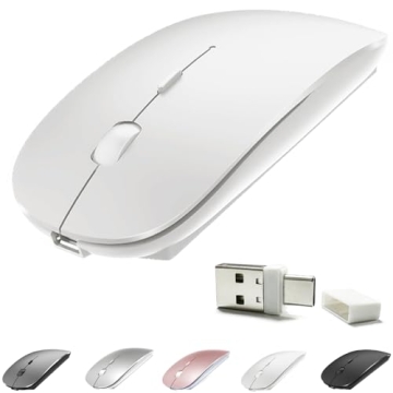 KLO 4 Modes Rechargeable Bluetooth Mouse - Perfect for MacBook Pro/Air and More