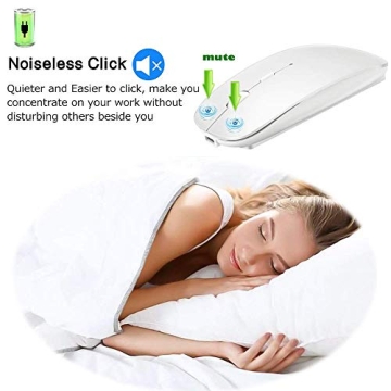 KLO Bluetooth Mouse for MacBook Pro & Air - Rechargeable