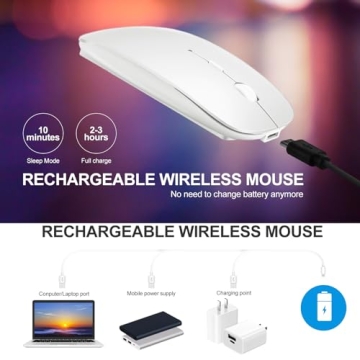 KLO Bluetooth Mouse for MacBook Pro & Air - Rechargeable