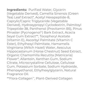 DERMA E Peptides Vegan Flora-Collagen Serum 2 oz