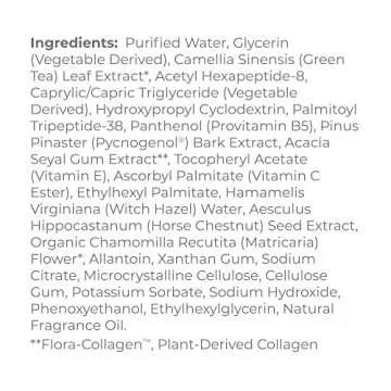 DERMA E Peptides Vegan Flora-Collagen Serum 2 oz