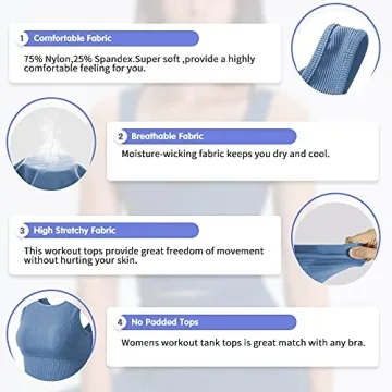 Climb Workout Crop Tank Tops for Women Stylish Comfort