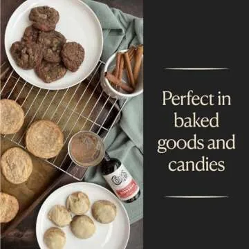 Cook's Pure Cinnamon Extract Made From Fine Ceylon Cinnamon, Premium All Natural Cinnamon Extract for Baking, Cooking, Beverages and Candies, 4 oz