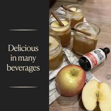 Cook's Pure Cinnamon Extract Made From Fine Ceylon Cinnamon, Premium All Natural Cinnamon Extract for Baking, Cooking, Beverages and Candies, 4 oz