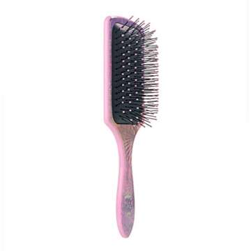 Wet Brush Paddle Detangler Hair Brush, Sea Shells - Ultra-Soft IntelliFlex Bristles with AquaVent Design - Spread Hair Treatments Evenly - Pain-Free Hair Brush for Women, Men, Wet and Dry Hair