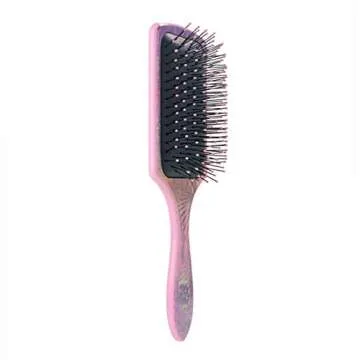 Wet Brush Paddle Detangler Hair Brush, Sea Shells - Ultra-Soft IntelliFlex Bristles with AquaVent Design - Spread Hair Treatments Evenly - Pain-Free Hair Brush for Women, Men, Wet and Dry Hair