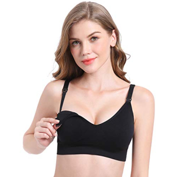 Suekaphin Nursing Bra 5pack Wireless Deep V Neck Bralette