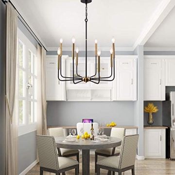 Stylish PAPAYA 8-Light Farmhouse Chandelier for Any Room