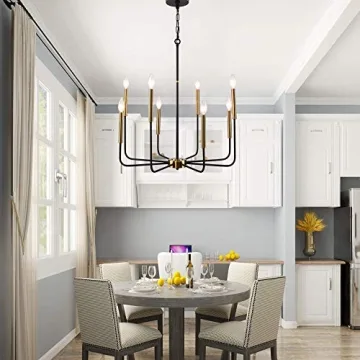 Stylish PAPAYA 8-Light Farmhouse Chandelier for Any Room