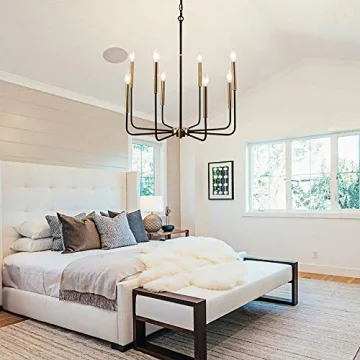 Stylish PAPAYA 8-Light Farmhouse Chandelier for Any Room