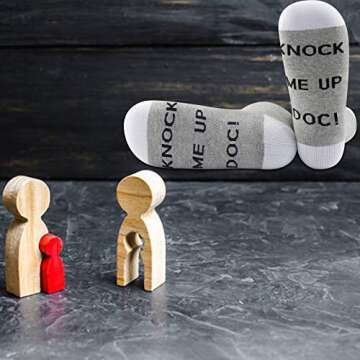 JXGZSO Lucky IVF Transfer Socks - Knock Me Up Doc